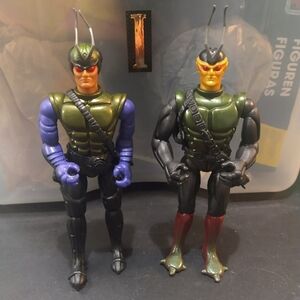 1984 Sectaurs action figure lot Commander Waspax and Skito